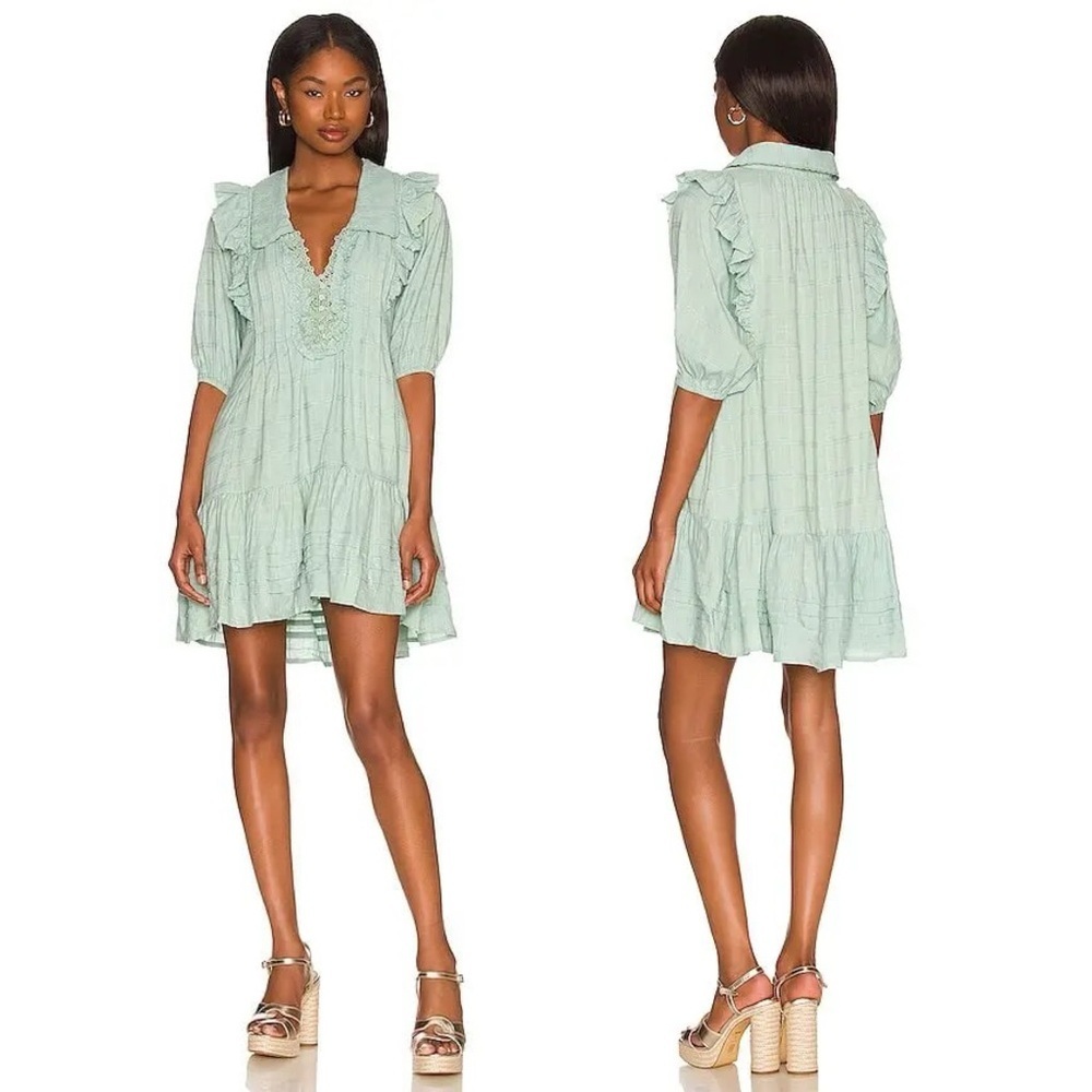 Free People Elora Mini Dress sz L NWT